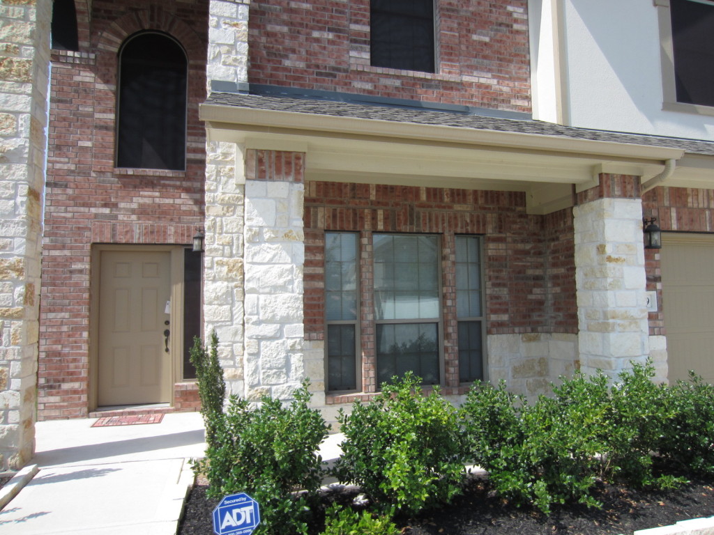 These three windows under the front patio did not get solar window screens. The homeowner chose not to put the solar window screens on these three front windows. The added cost would have been $171 to have covered them.