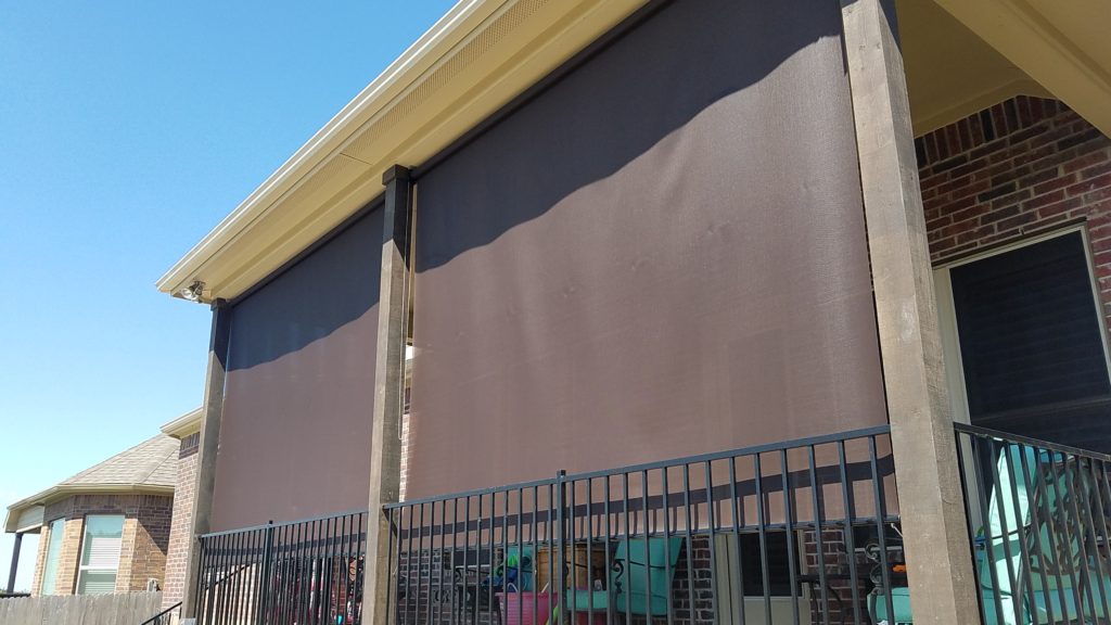 The installed cost for these solar shades was $755. The installed price of $755 included one measure trip, one installation trip, sales-tax and (2) 140" wide Austin Texas solar shades. 90% chocolate brown fabric. 
