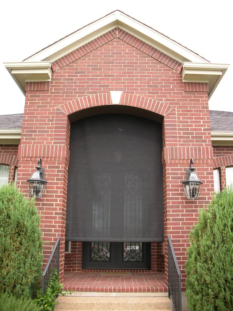 Exterior Patio Roller Shades Solar Screens by Josh, Austin, TX