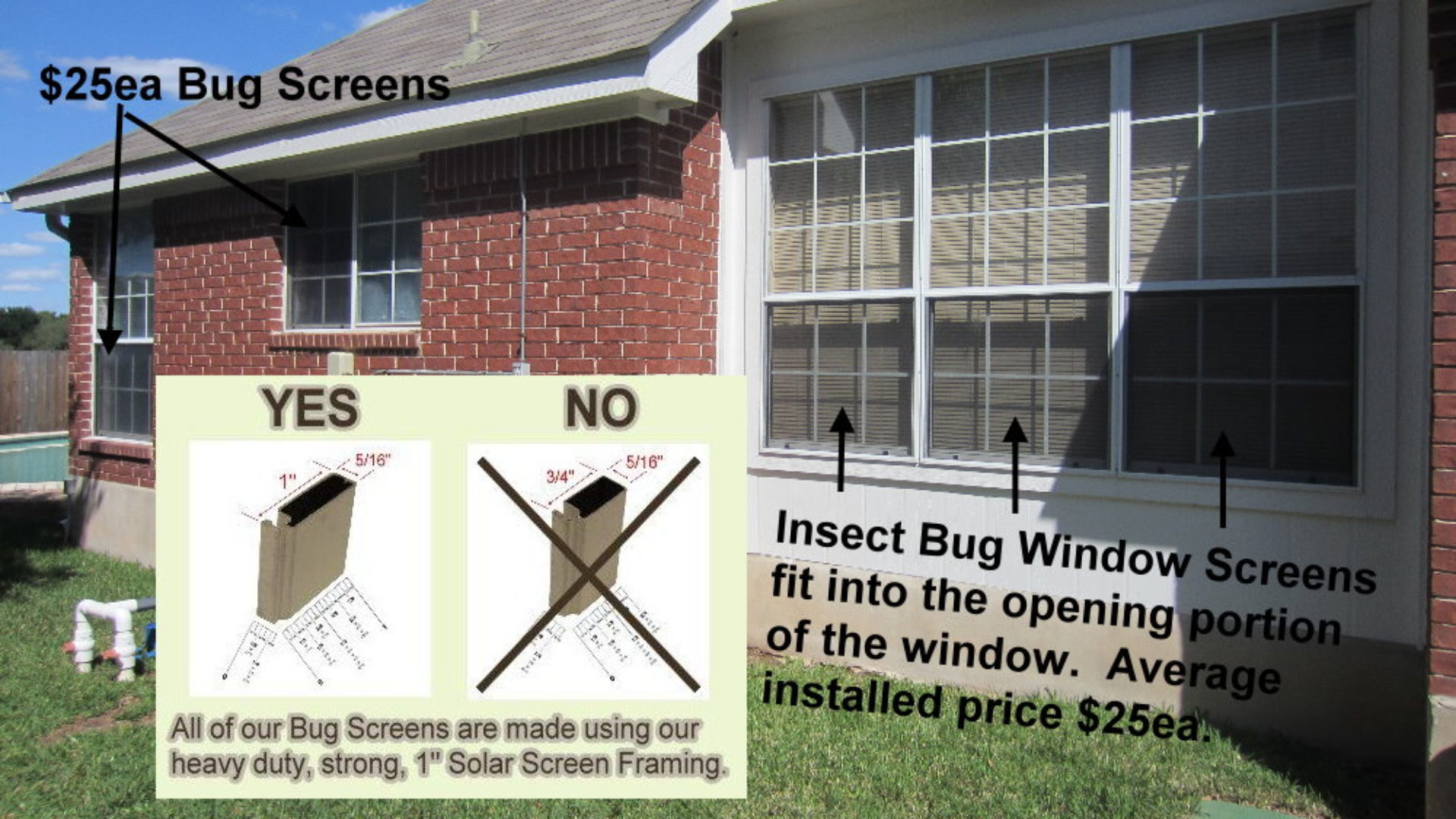 Solar Screen Sliding Door And